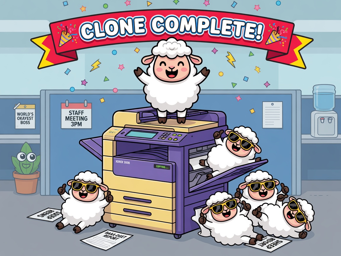 Clone complete celebration